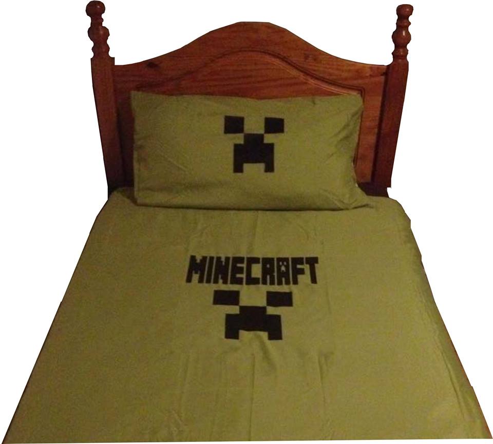 Minecraft Double Duvet And Pillow Cover Dk Clothing